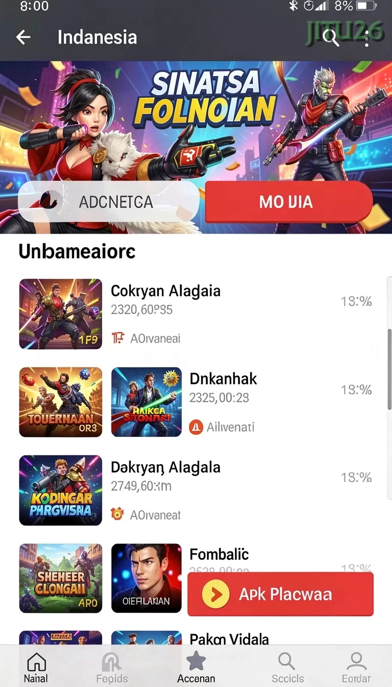 Cuplikan layar 99SL — pengaturan akun