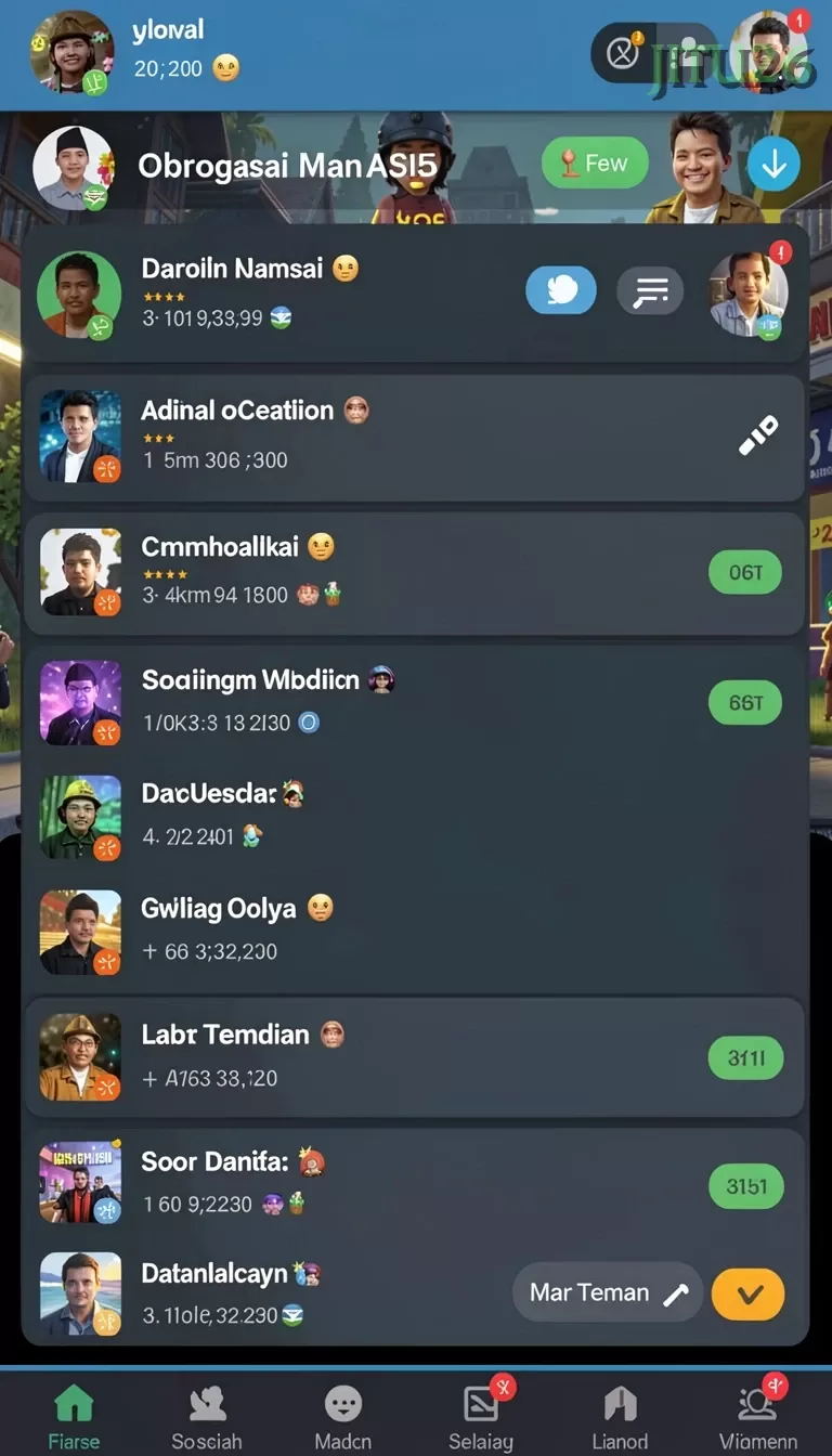 Cuplikan layar JKTOK — halaman utama