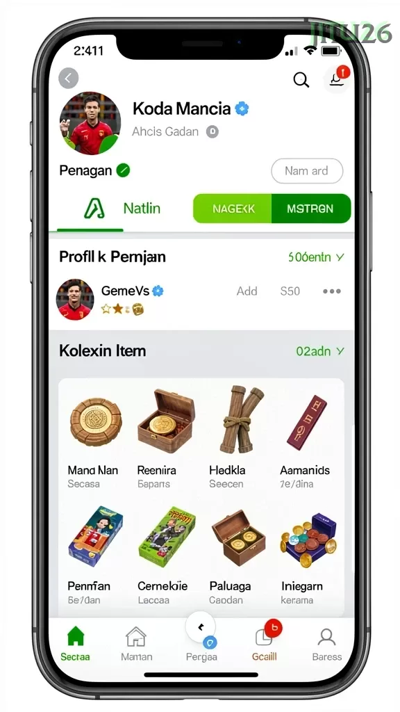 Cuplikan layar BANGSAWAN88 — pengaturan akun